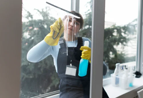 Nettoyage de vitres intérieures et extérieures au Mazeau